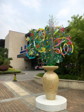 New sculptures in Hospital, Taikang – Beijing, China